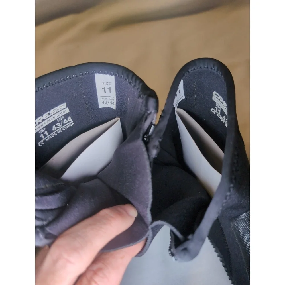 Cressi Minorca. 3mm Water Dive Shoes Size Mens US 11 EUR 43/44 NWOB